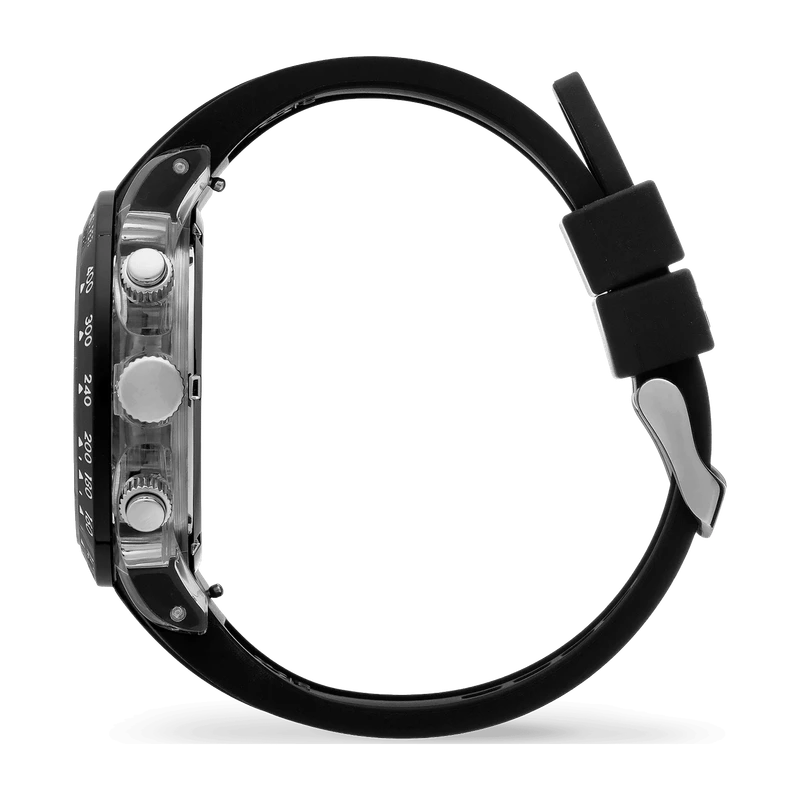 Bewatch Clear Black Turquoise 41mm