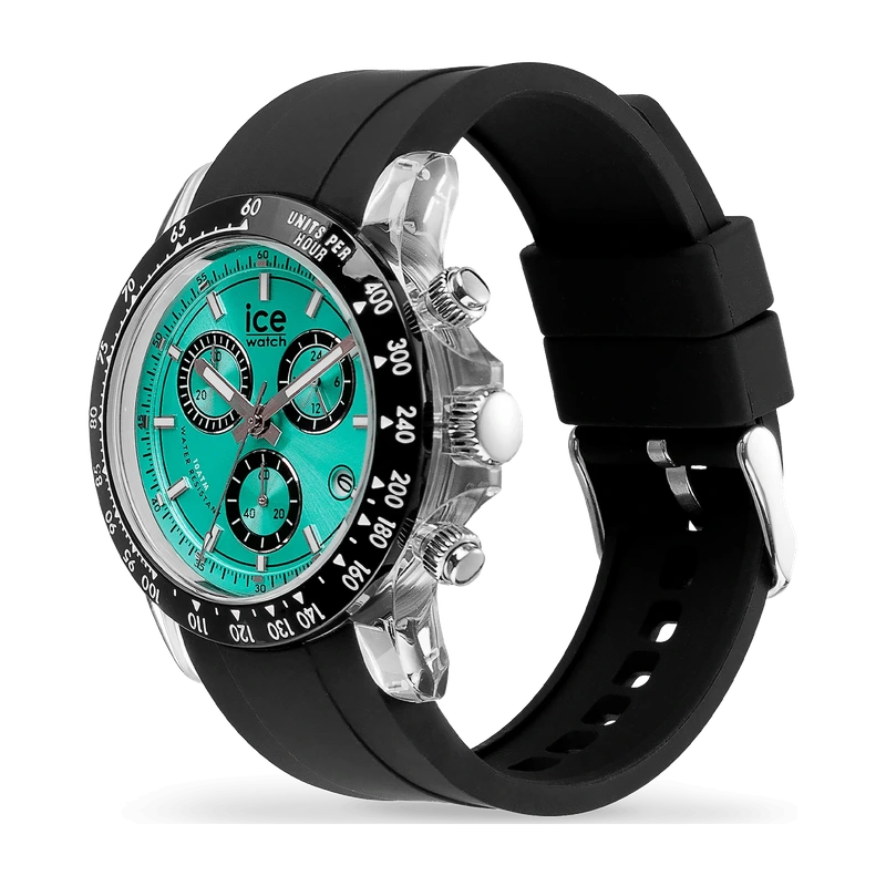 Bewatch Clear Black Turquoise 41mm