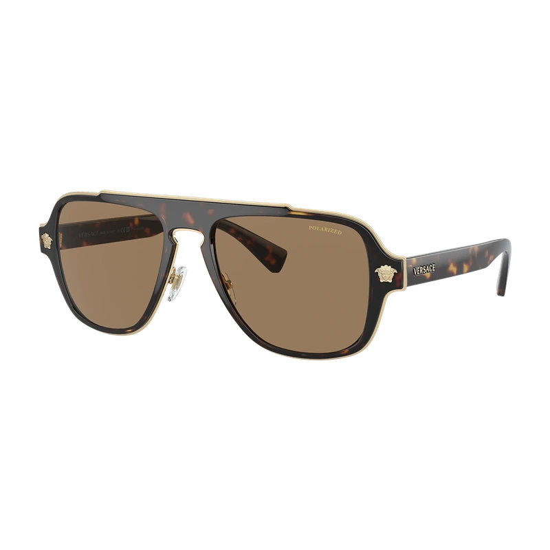 Medusa Charm Sunglasses Brown