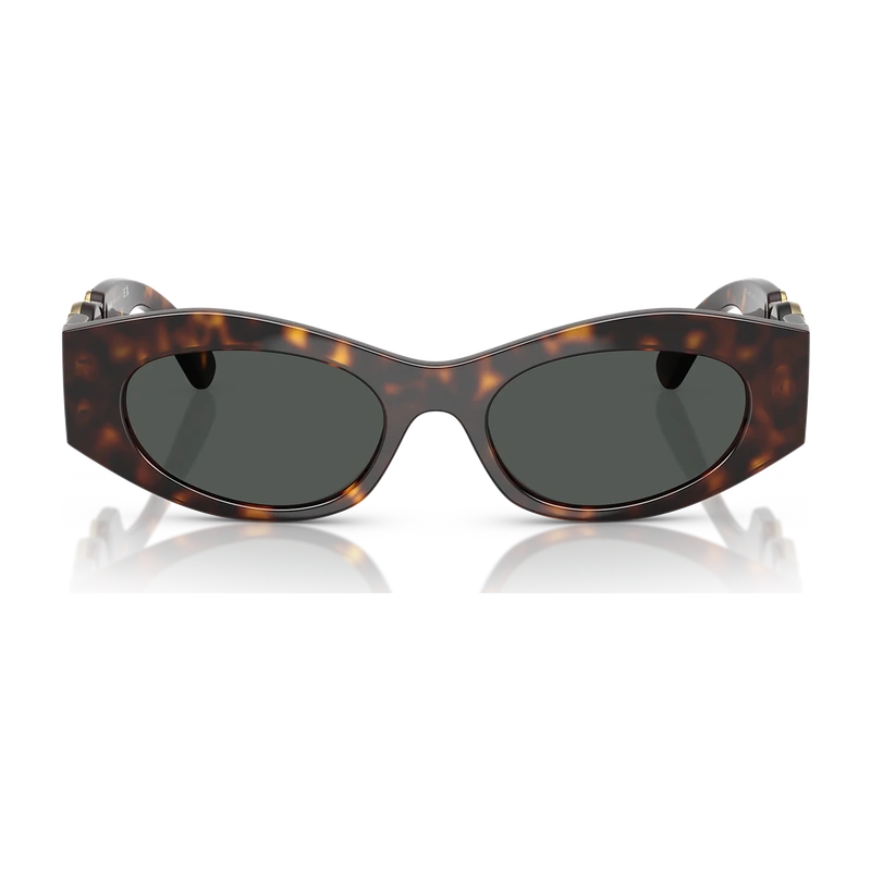 Medusa Oval Sunglasses Brown