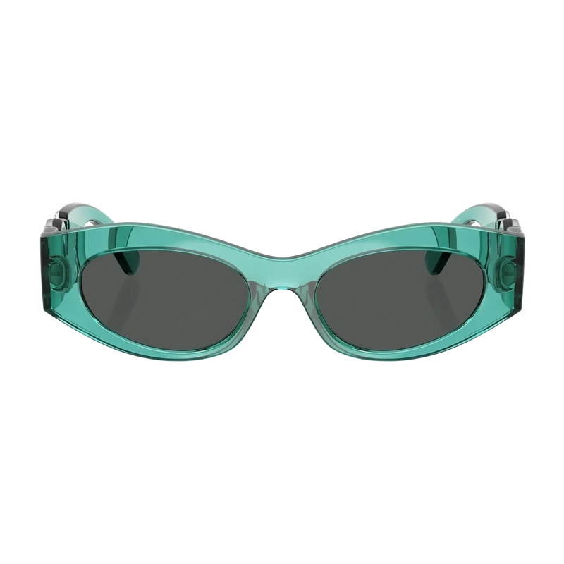 Medusa Oval Sunglasses Green