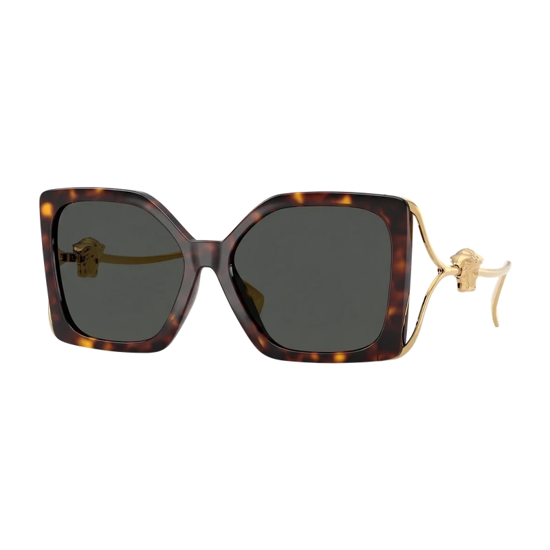 Medusa Square Sunglasses Brown
