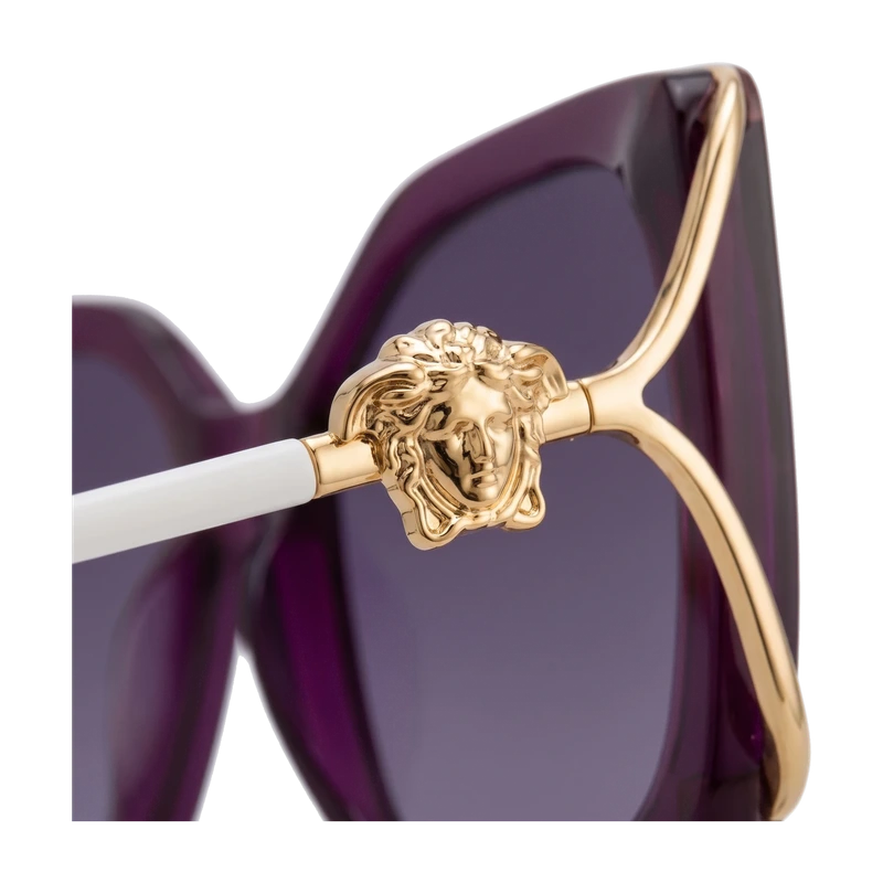 Medusa Square Sunglasses Purple
