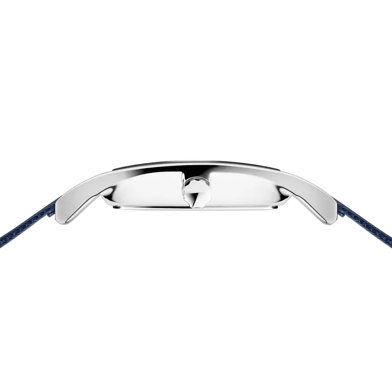 Classic Polished Silver Watch