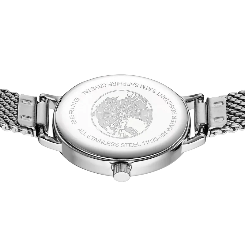 Classic Polished Silver Watch Silver 20mm