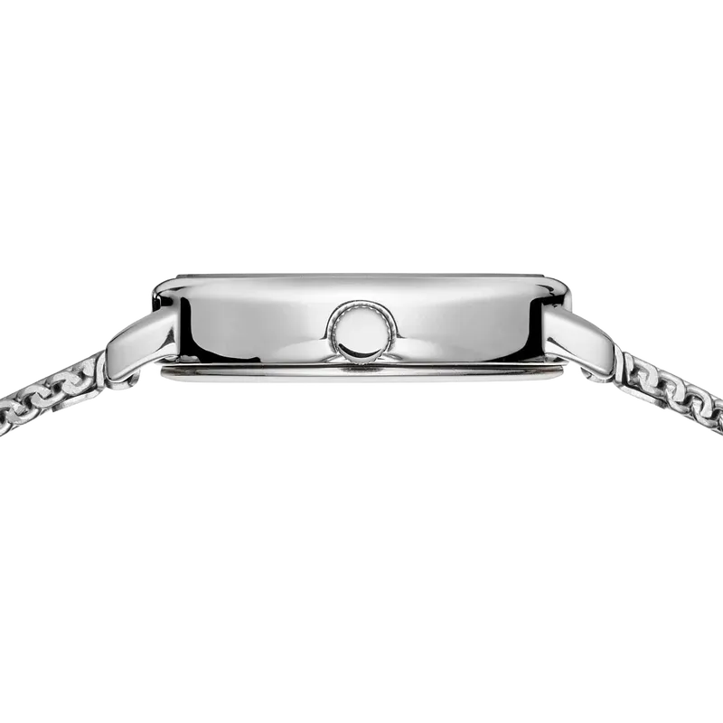 Classic Polished Silver Watch Silver 20mm