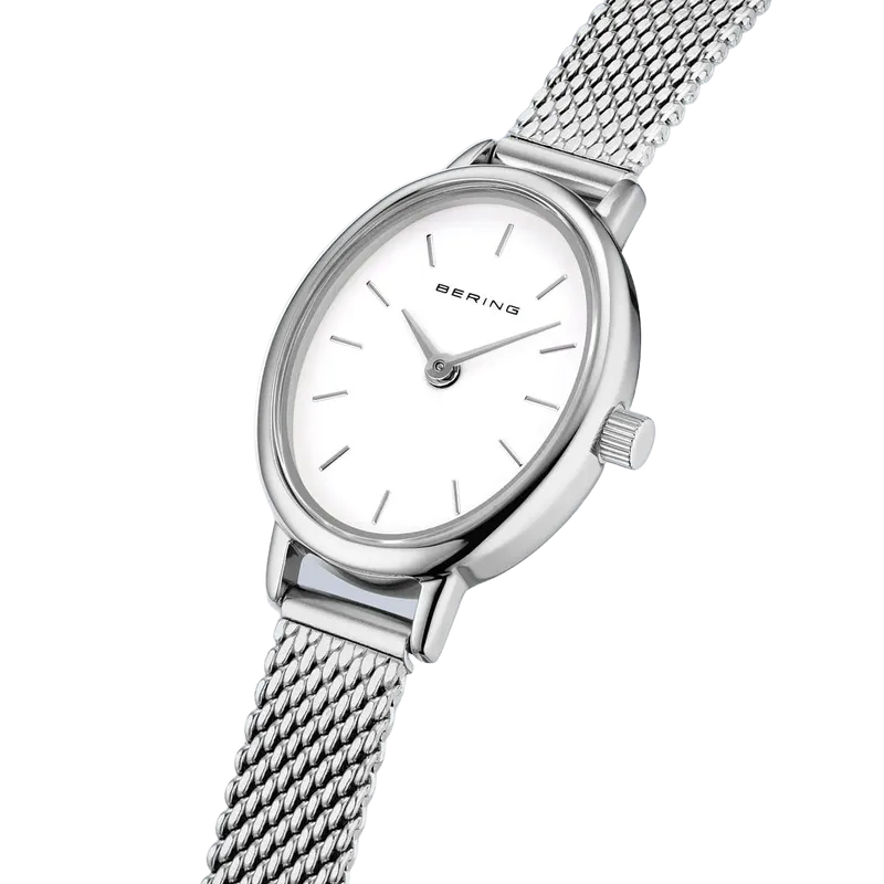 Classic Polished Silver Watch Silver 20mm