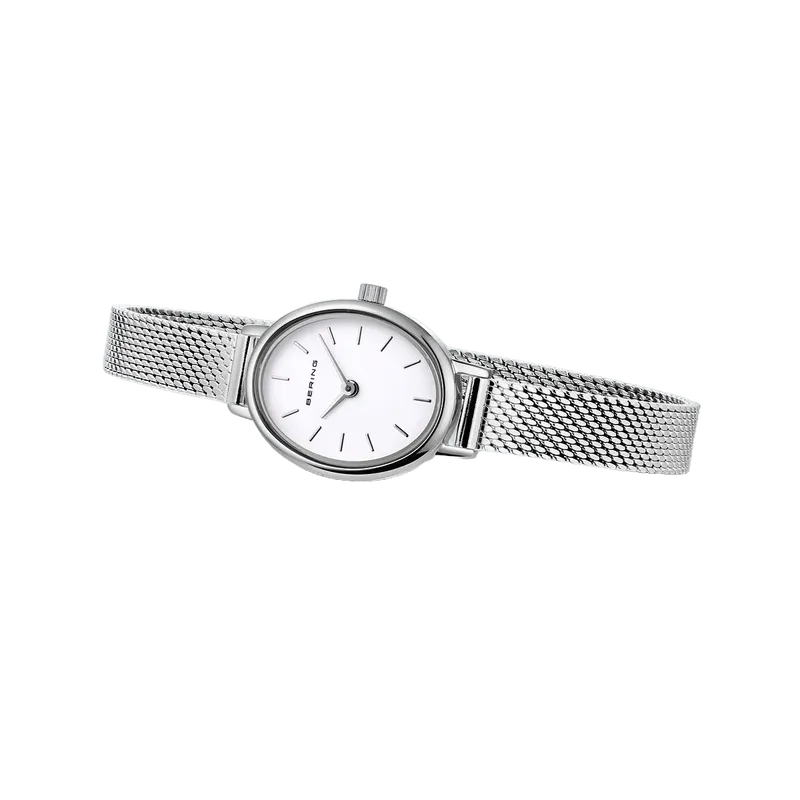 Classic Polished Silver Watch Silver 20mm