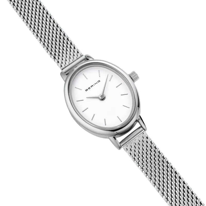 Classic Polished Silver Watch Silver 20mm