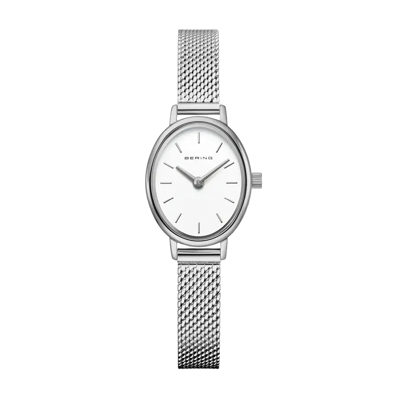 Classic Polished Silver Watch Silver 20mm