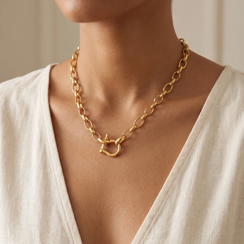 Ruvina Shackle Necklace