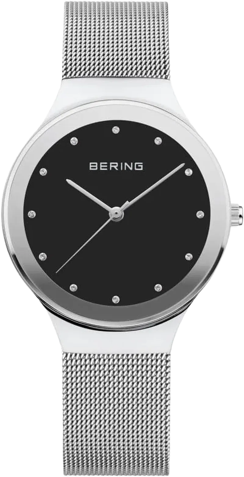 Classic Polished Silver Watch Silver