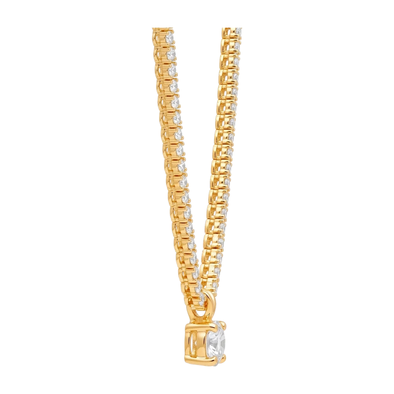 Phoebe Tennis Pendant Necklace