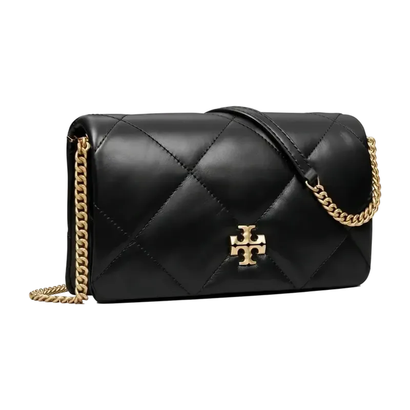 Kira Diamond Quilt Chain Wallet