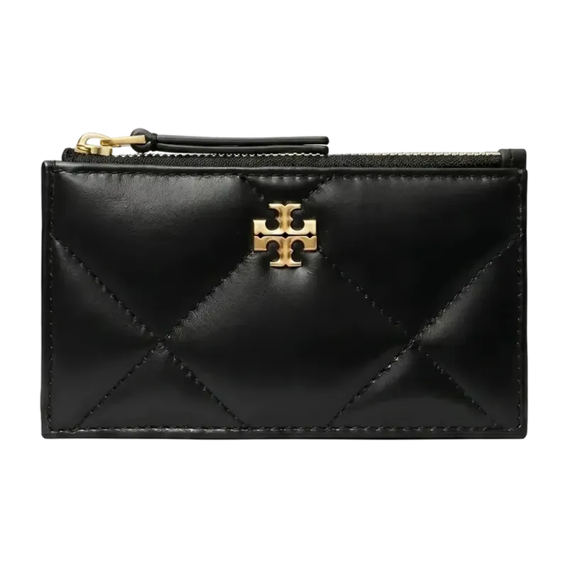 Kira Diamond Quilt Zip Card Case