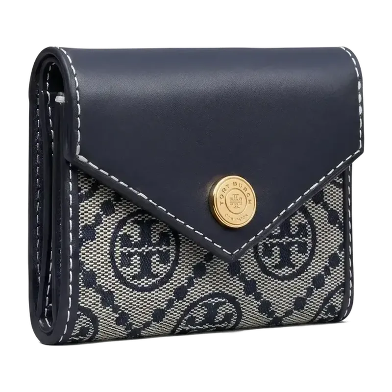 T Monogram Small Envelope Wallet