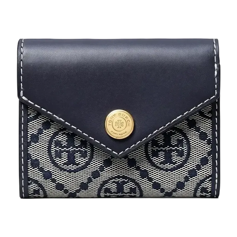T Monogram Small Envelope Wallet