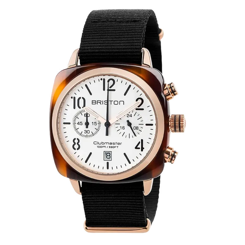 Clubmaster Classic Chrono White