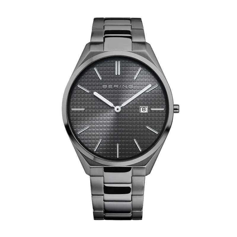 Ultra Slim Watch Silver 40mm