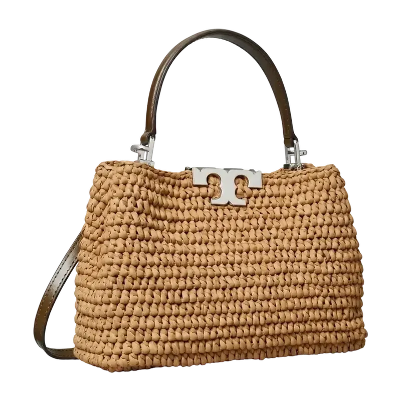 Mini Eleanor Raffia Satchel