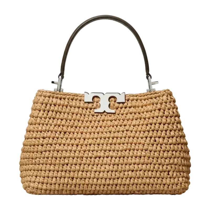 Mini Eleanor Raffia Satchel