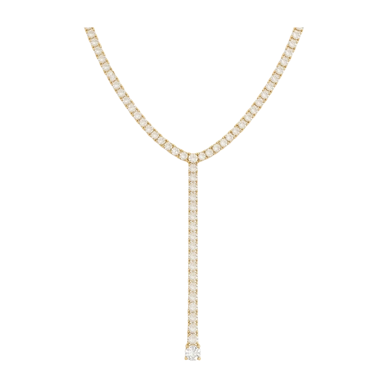 Jahzara Tennis Lariat Necklace