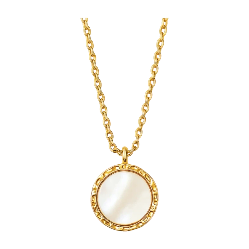 Alba Mother Of Pearl Pendant Necklace