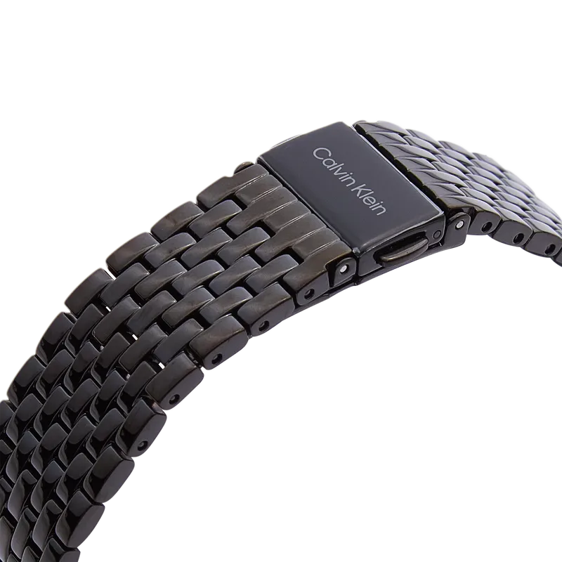 Twisted Bezel Women's Watch Black