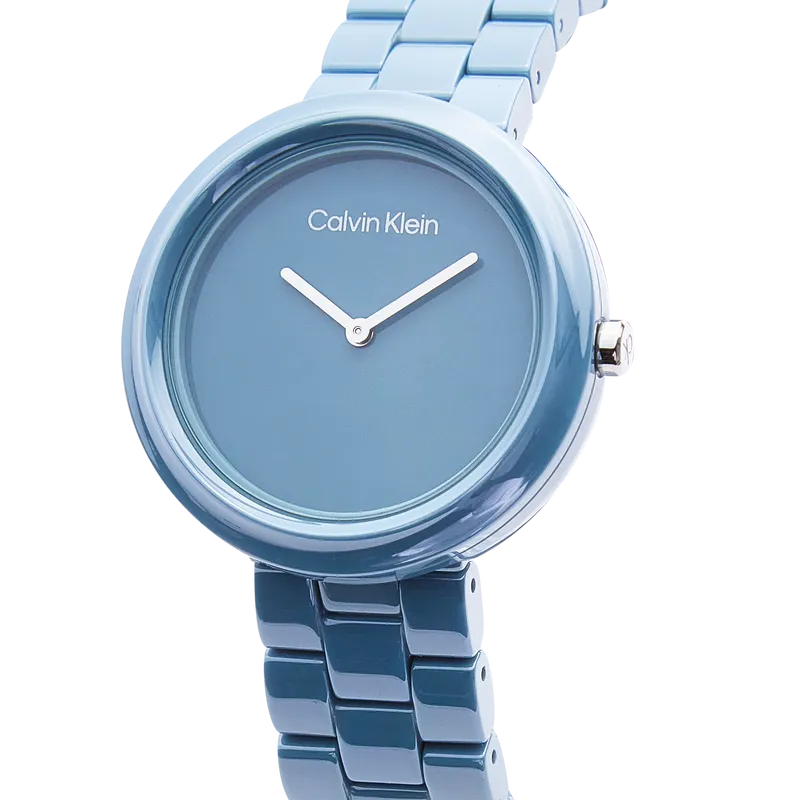 Pure White Ceramic Watch with White Dial