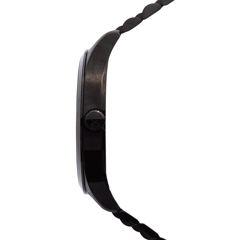 Iconic Black IP 40MM Case Watch with Black IP Bracelet