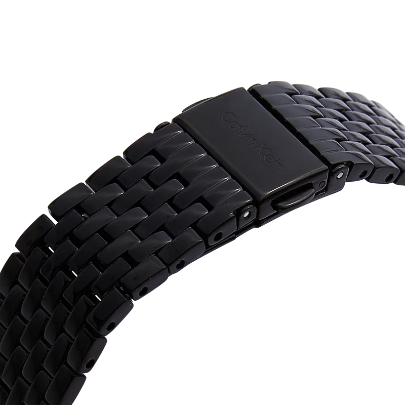 Twisted Bezel Women's Watch Black