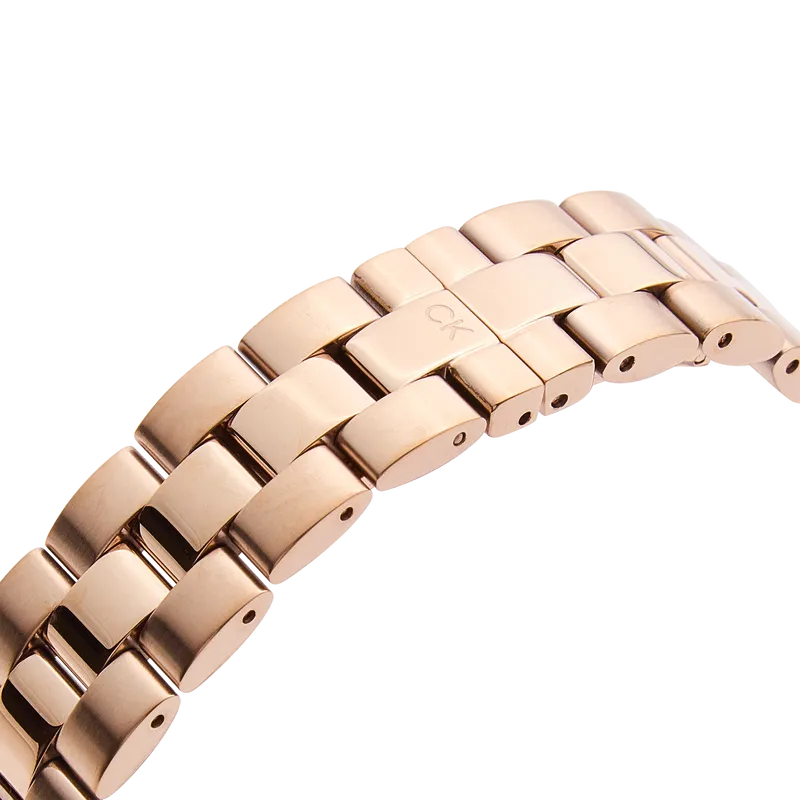 Linked Women Quartz White Dial Analog Stainless Steel Watch