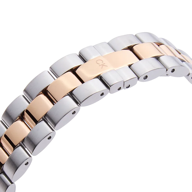 Linked Women Quartz White Dial Analog Stainless Steel Watch