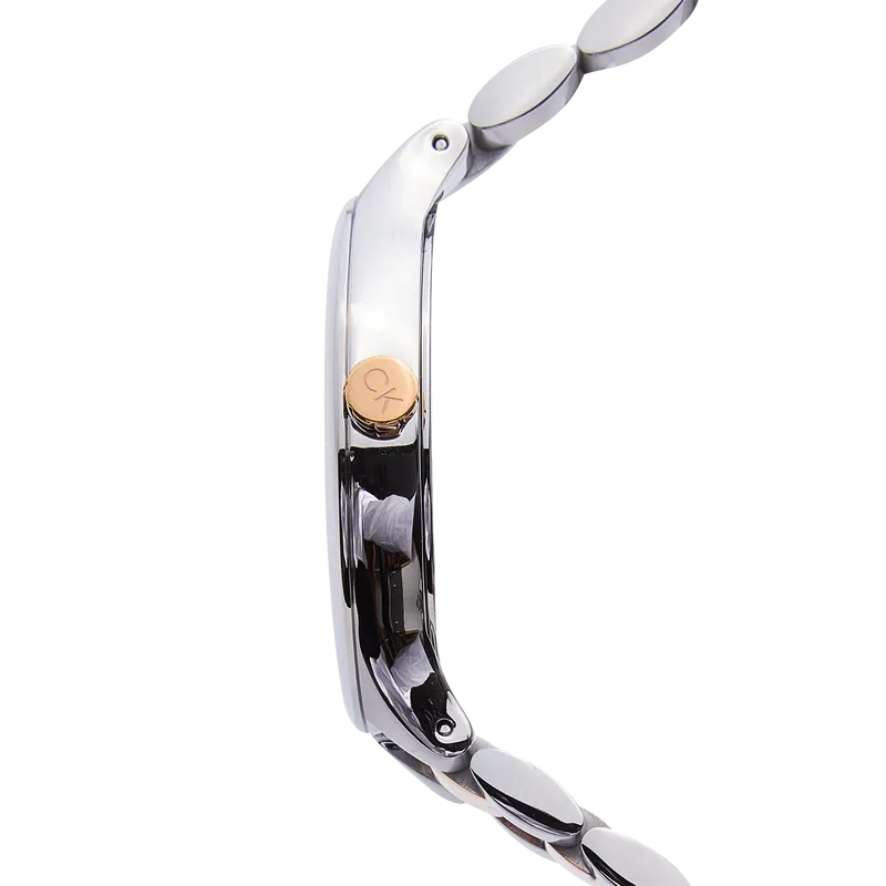 Linked Women Quartz White Dial Analog Stainless Steel Watch