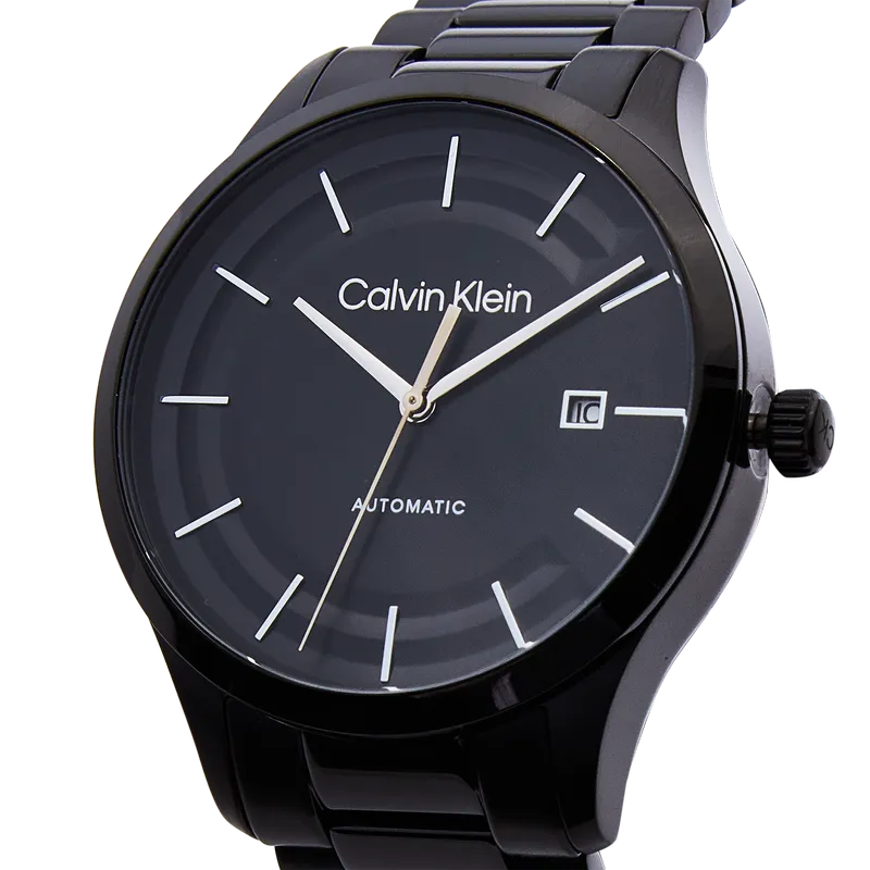 Iconic Automatic Watch with Brown Dial Black