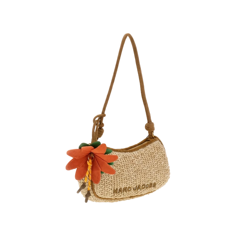 The Summer Woven Charm Shoulder Bag