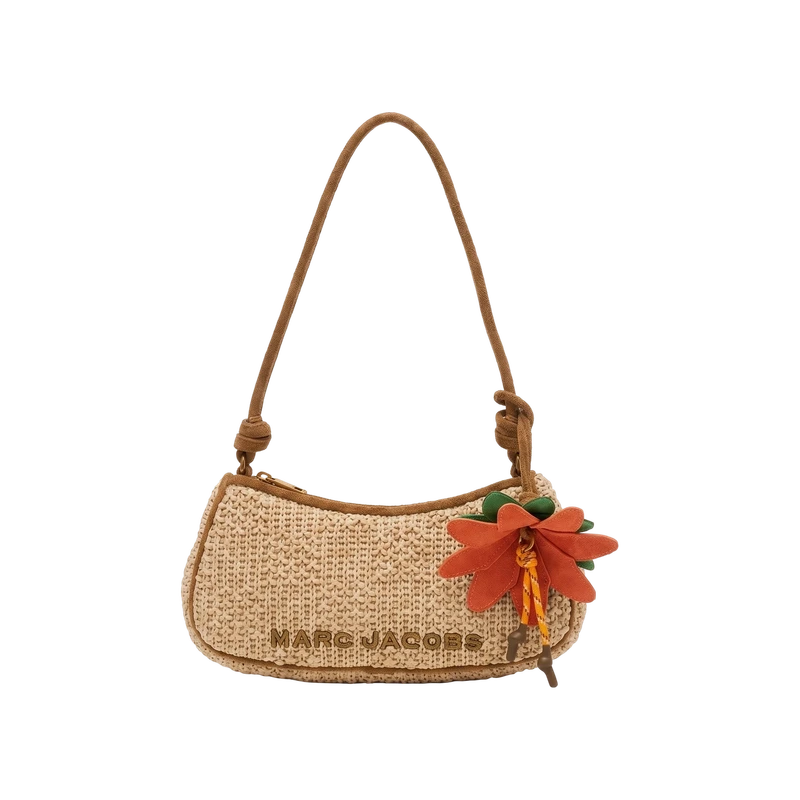 The Summer Woven Charm Shoulder Bag