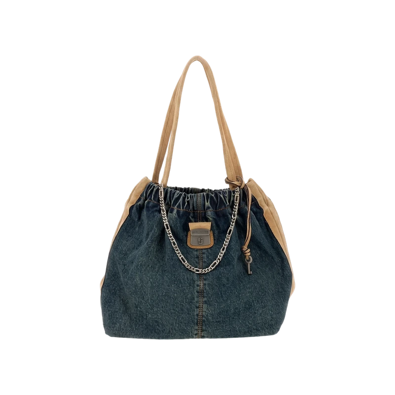 The Denim Suede Cristina Tote