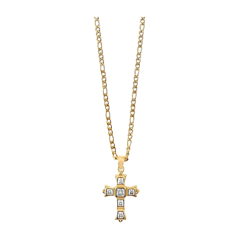 Maren Figaro Chain Cross Necklace