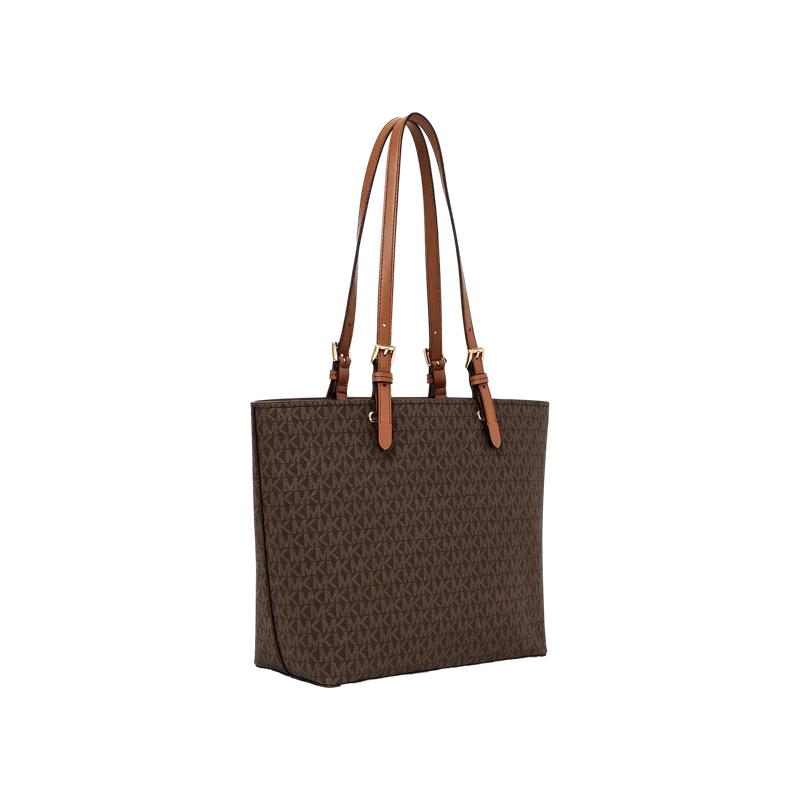 Jet Set Medium Logo Pocket Tote Bag
