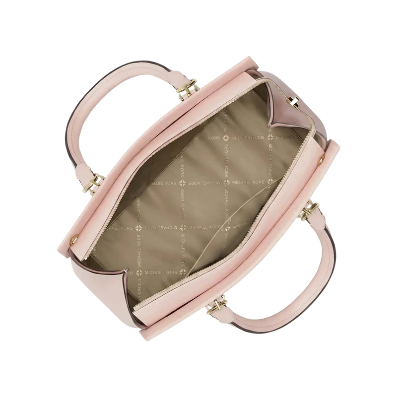 Marilyn Medium Saffiano Leather Tote Pink