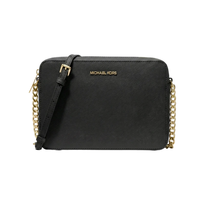 Jet Set Large Saffiano Leather Crossbody Bag