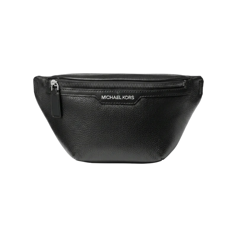Cooper Small Leather Sling Pack Black