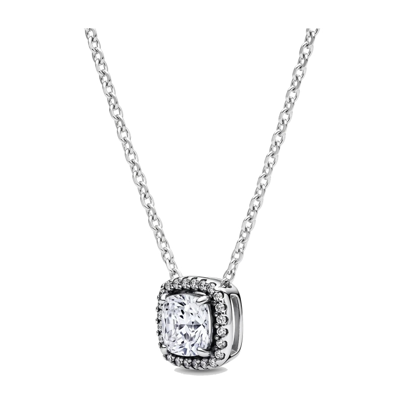 Halo Pendant Collier Necklace