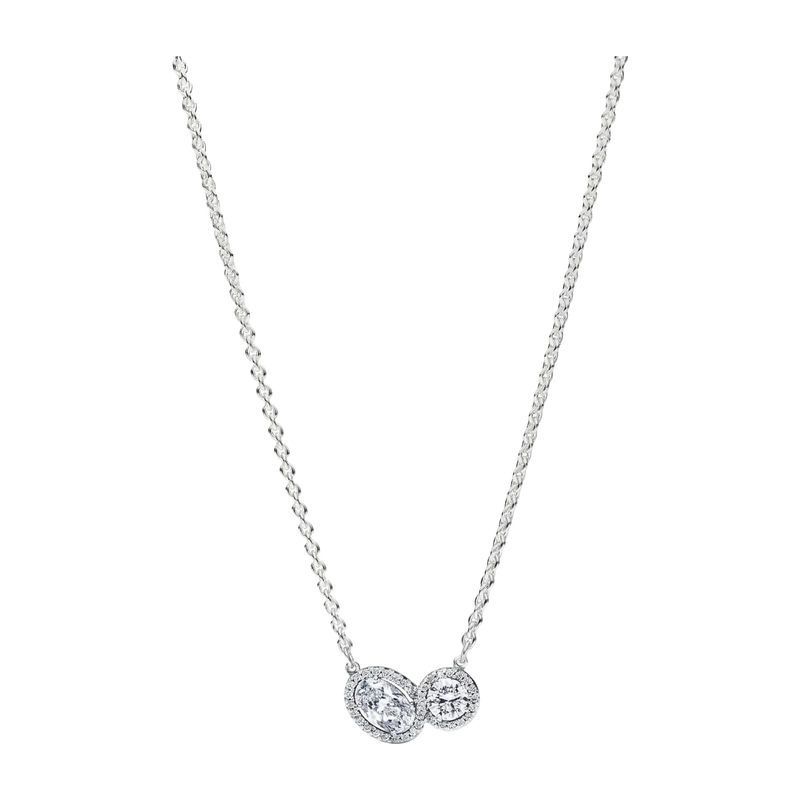 Embracing Halo Necklace
