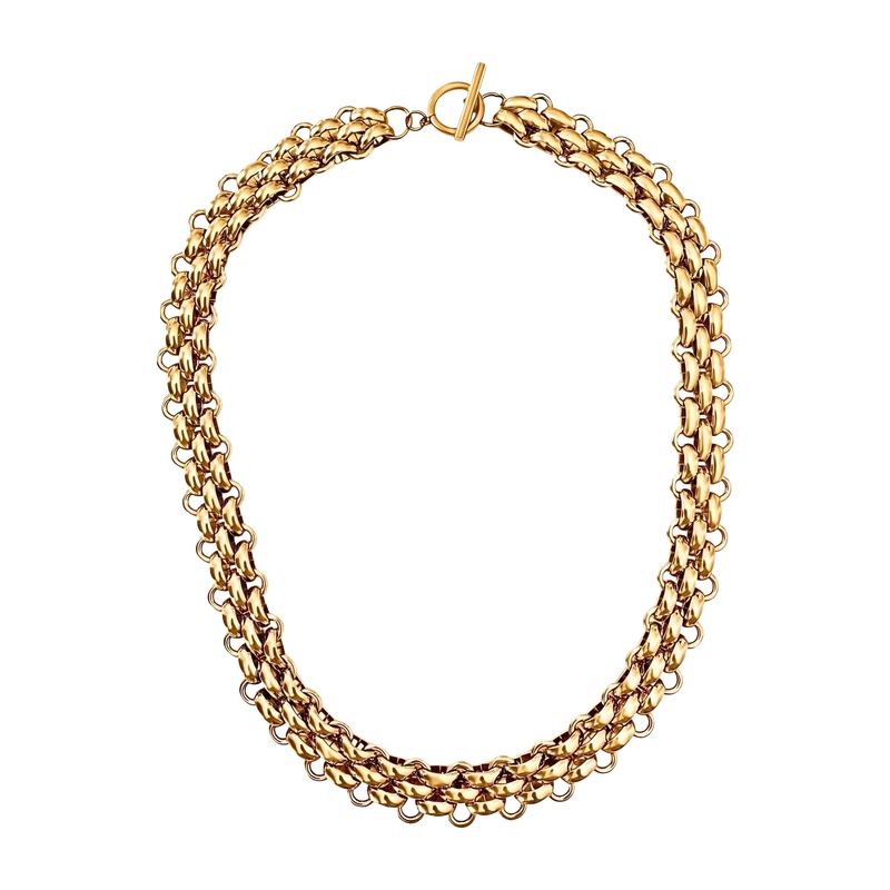 Rosalinda Chunky Chain Toggle Necklace