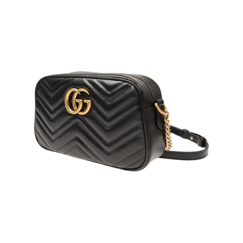 GG Marmont Small Matelassé Shoulder Bag