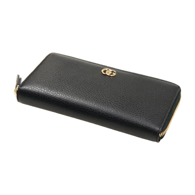 Petite GG Marmont Zip Around Wallet