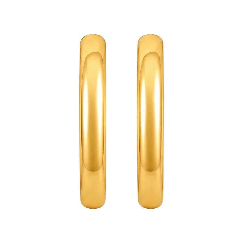 Flora Medium Hoop Earring