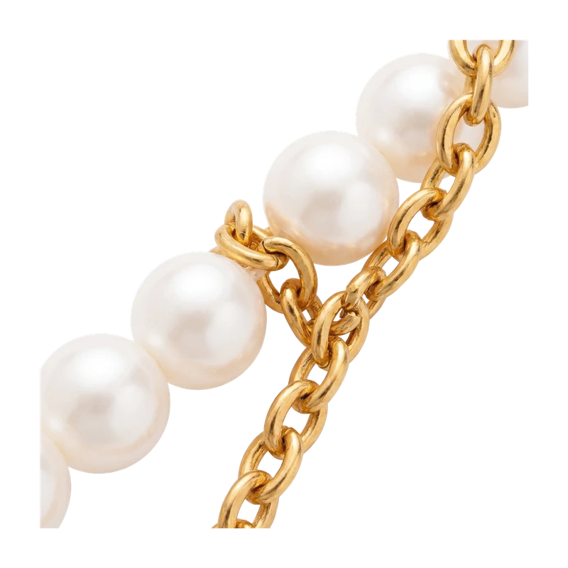 Brisa Double Chain Beaded Necklace